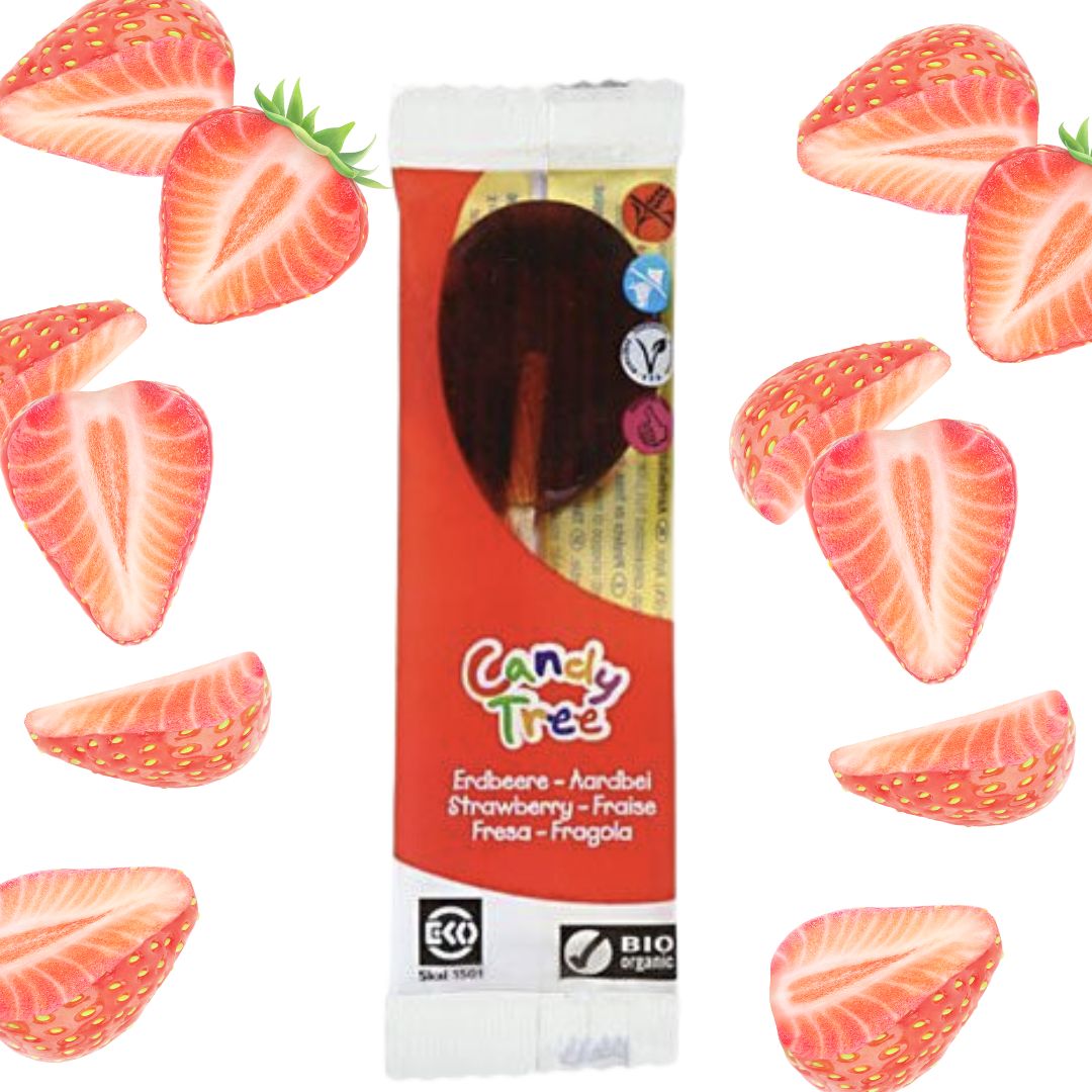 Organic Lollipop - Strawberry 13g / BB 31.01.2024